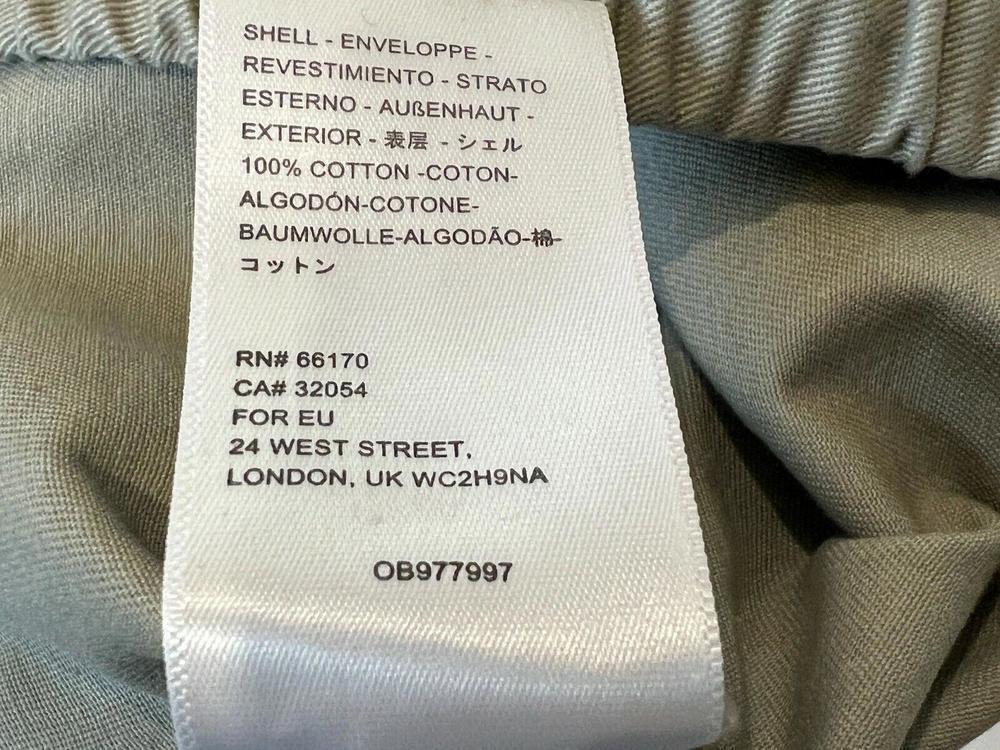 urban outfitters grey beige cargo pant trouser elastic waistband worn once Sz XS - Picture 6 of 7
